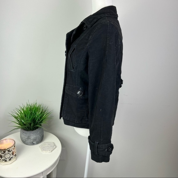 American Eagle womens black double breasted winter jacket - Picture 3 of 11